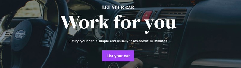 rent out your car with turo