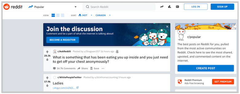 reddit to drive traffic to your online business models