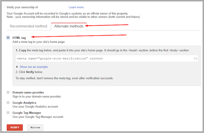 set up blog for google search console set up blog for google search console