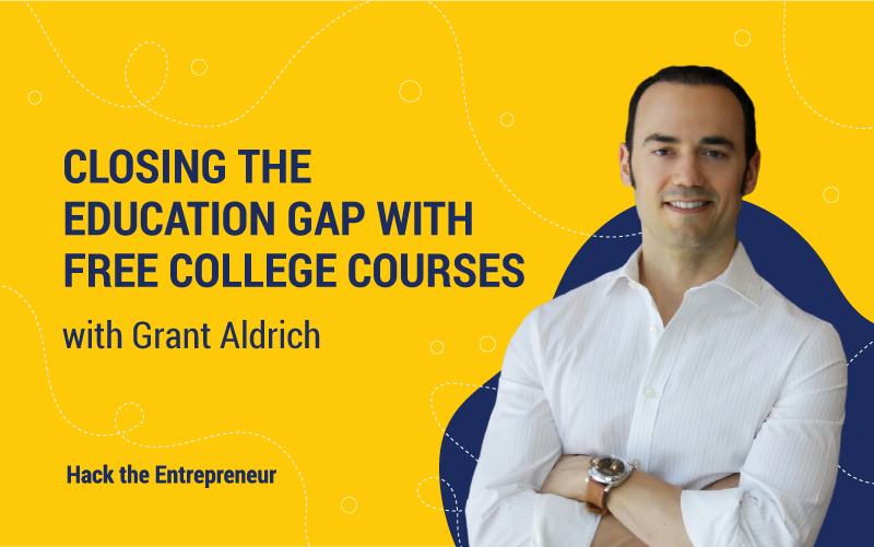 Closing the education gap with free college courses | Grant Aldrich Interview